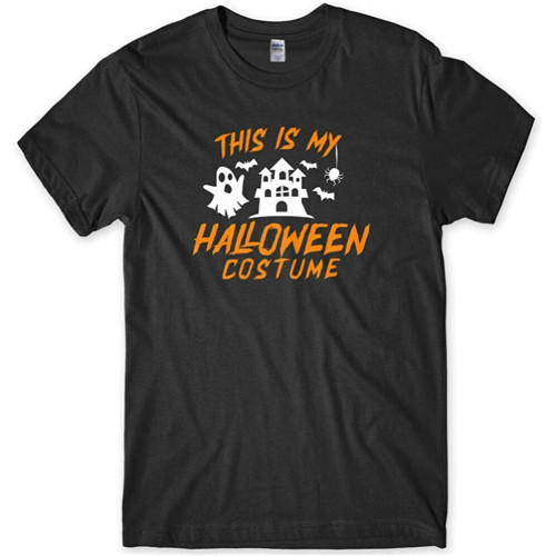 This is My Halloween Costume Mens Funny Unisex T-Shirt Black This is My Halloween Costume Mens Funny Unisex T-Shirt Black