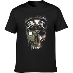 Hyraw Men's T-Shirt Black Tee