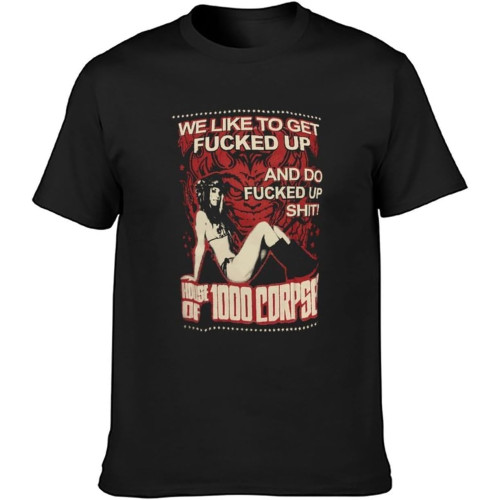 House of 1000 Corpses Horror Movie Men's T-Shirt Black Tee