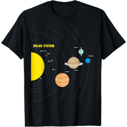 The Solar System T-Shirt T-Shirt The Solar System T-Shirt T-Shirt