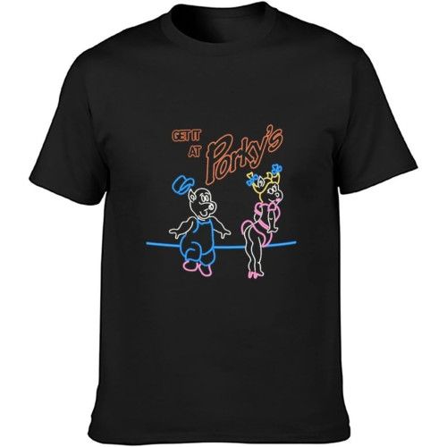 Get It at Porky's 80S Comedy Retro Film Movie Mens T-Shirt Black Unisex Tee