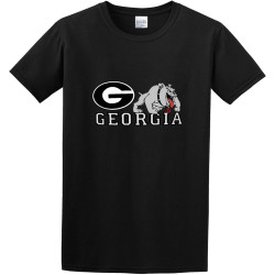 Georgia Bulldog Mens T-Shirt Black Unisex Tee Georgia Bulldog Mens T-Shirt Black Unisex Tee