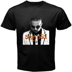 Sean Paul Reggae Hip Hop Music Mens T-Shirt Black Unisex Tee Sean Paul Reggae Hip Hop Music Mens T-Shirt Black Unisex Tee