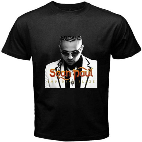 Sean Paul Reggae Hip Hop Music Mens T-Shirt Black Unisex Tee