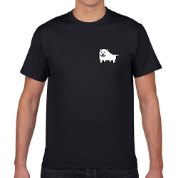 Undertale Annoying Dogt Unisex T-Shirt Printed Tee Black Mens Top Shirt Undertale Annoying Dogt Unisex T-Shirt Printed Tee Black Mens Top Shirt