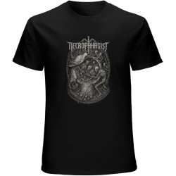 Necrophagist Mors T-Shirt Graphic Mens Basic Black Unisex Cotton Casual Tee Necrophagist Mors T-Shirt Graphic Mens Basic Black Unisex Cotton Casual Tee