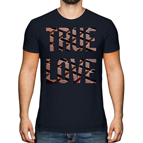 True Love Unisex T-Shirt Printed Tee Black Mens Top Shirt True Love Unisex T-Shirt Printed Tee Black Mens Top Shirt