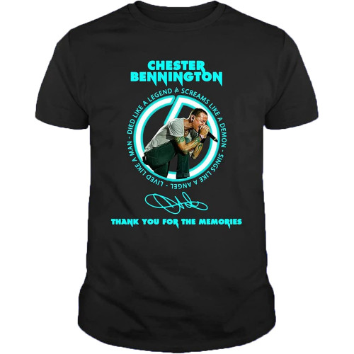 Chester Bennington Tee Single Tour Men T-Shirt Chester Bennington Tee Single Tour Men T-Shirt