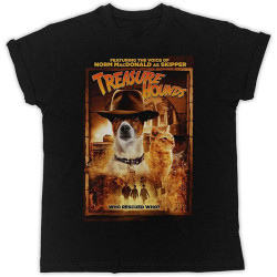 Treasure Hounds Movie Poster Unisex T-Shirt Printed Tee Black Mens Top Shirt Treasure Hounds Movie Poster Unisex T-Shirt Printed Tee Black Mens Top Shirt