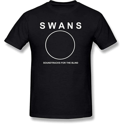 The Swans Unisex T-Shirt Printed Tee Black Mens Top Shirt The Swans Unisex T-Shirt Printed Tee Black Mens Top Shirt