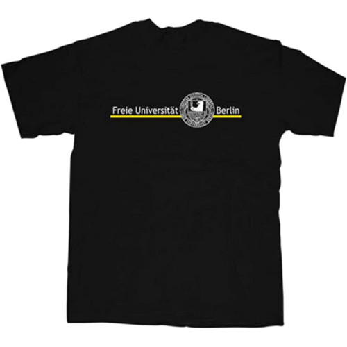 University of Berlin Unisex T-Shirt Printed Tee Black Mens Top Shirt