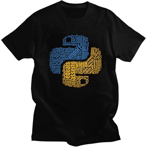 BANANATRIP Python Programmer Men's Black T-Shirt BANANATRIP Python Programmer Men's Black T-Shirt
