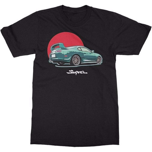 BANANATRIP Rising Car JDM Men's Black T-Shirt BANANATRIP Rising Car JDM Men's Black T-Shirt