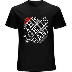 J. Geils Band T-Shirt Graphic Mens Basic Black Unisex Cotton Casual Tee