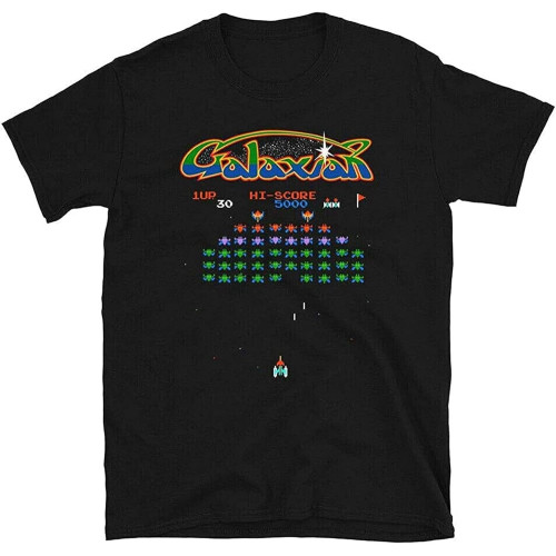 Arcade Galaxian T Shirt Space Invaders Video Game Retro Vintage 80S Alien Gaming Arcade Galaxian T Shirt Space Invaders Video Game Retro Vintage 80S Alien Gaming