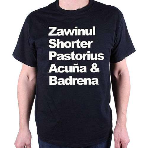 Rourunjie A Tribute to Weather Report Heavy Weather Names Zawinul Jazz T Shirt Black Rourunjie A Tribute to Weather Report Heavy Weather Names Zawinul Jazz T Shirt Black