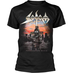 Rourunjie Sodom 'Persecution Mania' T Shirt Black