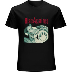 Rourunjie Short T-Shirt Rise Against The Unravelling Black