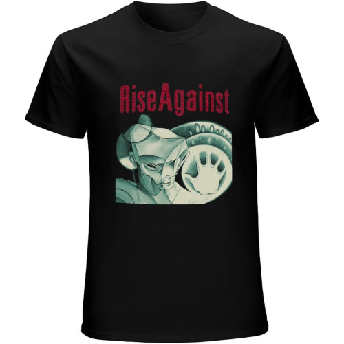 Rourunjie Short T-Shirt Rise Against The Unravelling Black Rourunjie Short T-Shirt Rise Against The Unravelling Black