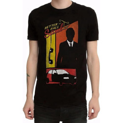 Rourunjie Better Call Saul! Panels T-Shirt NWT Black Rourunjie Better Call Saul! Panels T-Shirt NWT Black