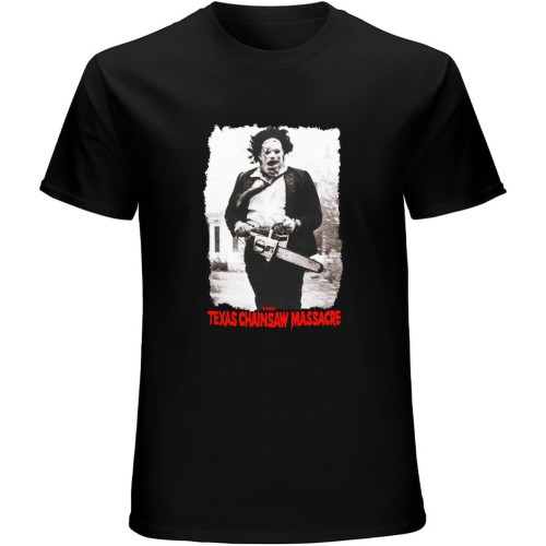 The Texas Chainsaw Massacre Leatherface Horror Movie T-Shirt Mens Tee Gift Black The Texas Chainsaw Massacre Leatherface Horror Movie T-Shirt Mens Tee Gift Black