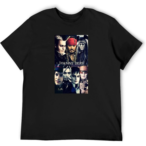 Justice for Johnny Depp T-Shirt Sweatshirt Graphic Unisex Basic Short Sleeve Cotton Casual T-Shirt Black Justice for Johnny Depp T-Shirt Sweatshirt Graphic Unisex Basic Short Sleeve Cotton Casual T-Shirt Black