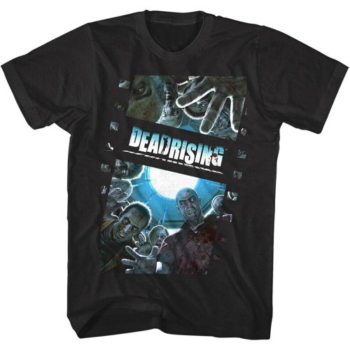 Dead Rising Zombie Film Reel T-Shirt Mens Black Tees Unisex XS Dead Rising Zombie Film Reel T-Shirt Mens Black Tees Unisex XS