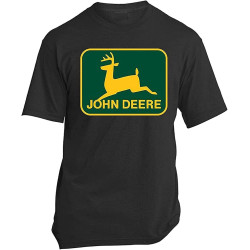 Distressed Retro, Logo, John, Deere, T-Shirt,Unisex T-Shirt Black XS Distressed Retro, Logo, John, Deere, T-Shirt,Unisex T-Shirt Black XS