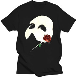 Cookie tong Phantom of The Opera 1986 Unisex T-Shirt Black Mens Tops Casual XS Cookie tong Phantom of The Opera 1986 Unisex T-Shirt Black Mens Tops Casual XS