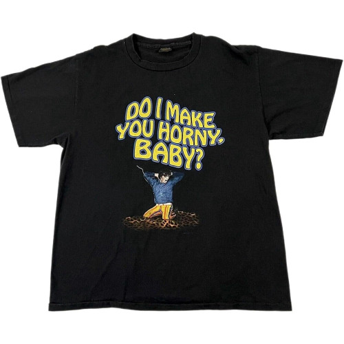 Do I Make You Horny Movie Promo T-Shirt Mens Black Tees Unisex XS Do I Make You Horny Movie Promo T-Shirt Mens Black Tees Unisex XS
