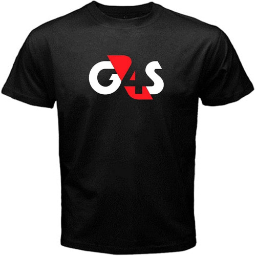Cookie tong G4S Security Mercenary Soldier of Fortune Army Military Tshirt Black Black XXL