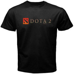 Cookie tong Kaif Dota 2 Logo Defense of The Ancients Multiplayer Game Black T-Shirt Black XS Cookie tong Kaif Dota 2 Logo Defense of The Ancients Multiplayer Game Black T-Shirt Black XS