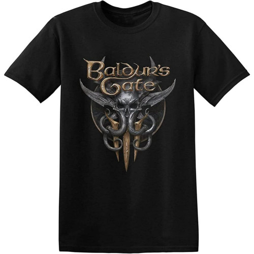 Baldurs Gate 3 Shirt Fantasy Role Playing Video Game Mens T-Shirt Baldurs Gate 3 Shirt Fantasy Role Playing Video Game Mens T-Shirt