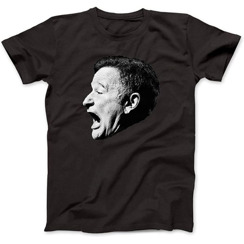 YdjebeiaHdjwyJ Robin Williams Tribute T-Shirt 100% Cotton YdjebeiaHdjwyJ Robin Williams Tribute T-Shirt 100% Cotton