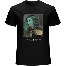 in The Afternoon T-Shirt Graphic Mens Basic Black Unisex Cotton Casual Tee