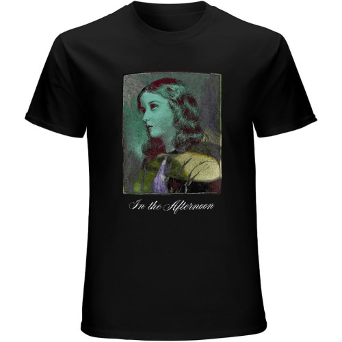 in The Afternoon T-Shirt Graphic Mens Basic Black Unisex Cotton Casual Tee in The Afternoon T-Shirt Graphic Mens Basic Black Unisex Cotton Casual Tee