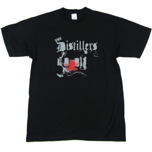 YdjebeiaHdjwyJ The Distillers Bloody Guitar Black T Shirt Band YdjebeiaHdjwyJ The Distillers Bloody Guitar Black T Shirt Band