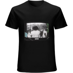 J Cole Your Eyez Only Vinyl Cd Cover T-Shirt Graphic Mens Basic Black Unisex Cotton Casual Tee