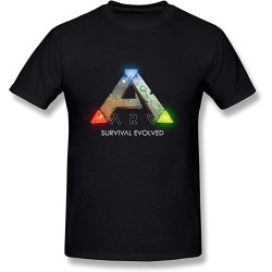 Hope Johnson Men's Ark Survival Evolved T-Shirt Graphic Unisex Black Tee
