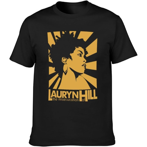 Lauryn Hill Art T-Shirt Black Graphic Unisex Tee Shirt Lauryn Hill Art T-Shirt Black Graphic Unisex Tee Shirt
