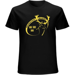 Munster Rugby Logo Men's Black T-Shirt Unisex Cotton Tee