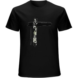 Indochine T-Shirt Graphic Mens Basic Black Unisex Cotton Casual Tee Indochine T-Shirt Graphic Mens Basic Black Unisex Cotton Casual Tee