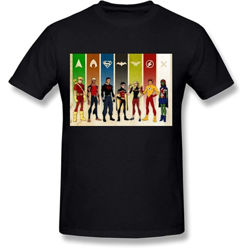 Men's Young Justice T Shirt Tee Men's Young Justice T Shirt Tee