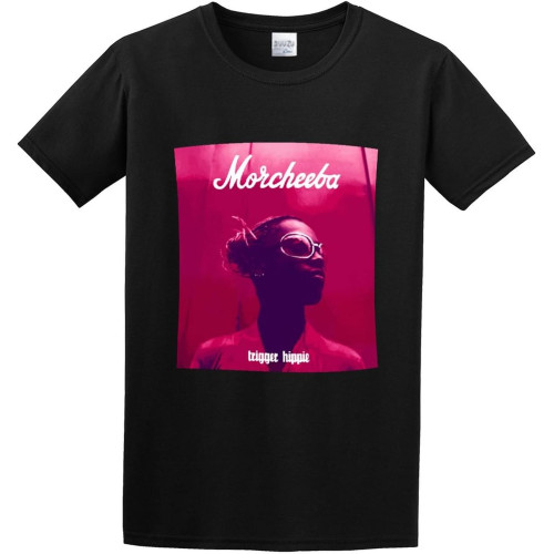 RUIBEITAO Men's Morcheeba Trigger Hippie T-Shirt RUIBEITAO Men's Morcheeba Trigger Hippie T-Shirt