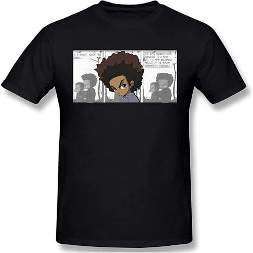 Boondocks Men's Basic Short Sleeve T-Shirt Boondocks Men's Basic Short Sleeve T-Shirt