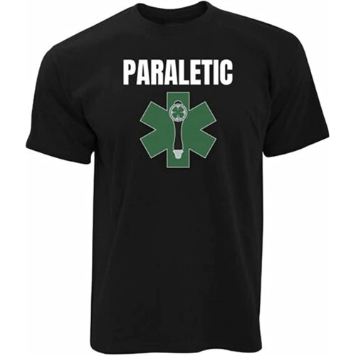RUIBEITAO Men's St. Patricks T Shirt Paraletic Joke Pun Paramedic Beer Tap Logo RUIBEITAO Men's St. Patricks T Shirt Paraletic Joke Pun Paramedic Beer Tap Logo