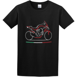 RUIBEITAO Mens Multistrada Graphic T-Shirt