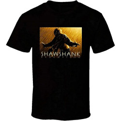RUIBEITAO Men's The Shawshank Redemption Movie Logo T Shirt