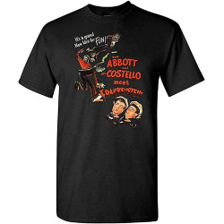 Black Tee It's A Grand Idea for Fun Bud Abbott and Lou Costello Men T-Shirt Black Tee It's A Grand Idea for Fun Bud Abbott and Lou Costello Men T-Shirt