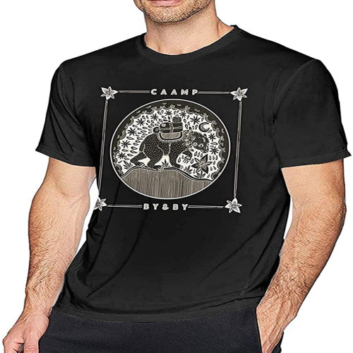 RUIBEITAO Caamp T Shirt Short Sleeve Shirt Soft Cotton T-Shirt for Men